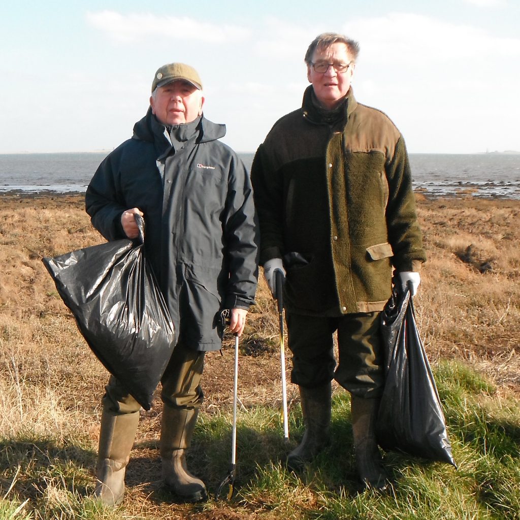 Litter Pick at Holy Island Newcastle Wildfowler's Association